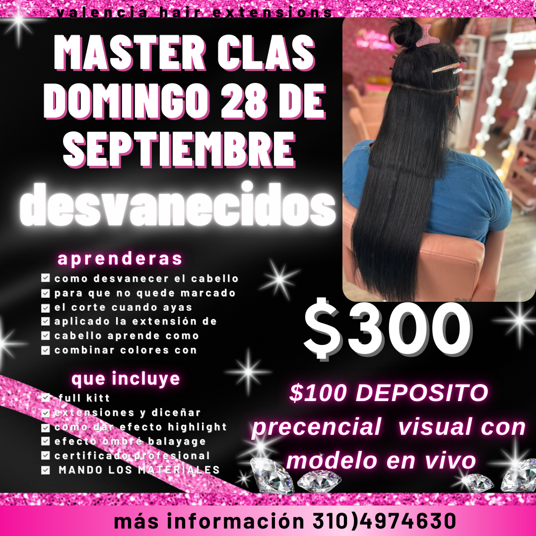 CLASE DEGRAFILADO $300 DOMINGO 28 th