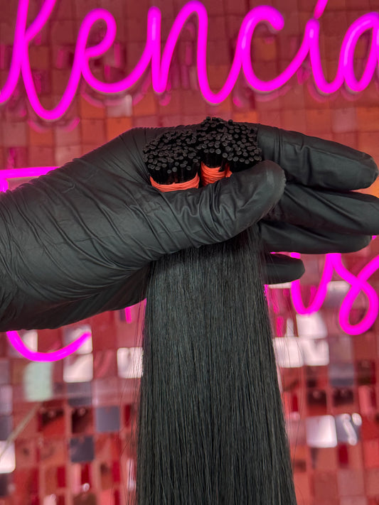 I TIPS HAIR EXTENSIONS #1 JET BLACK