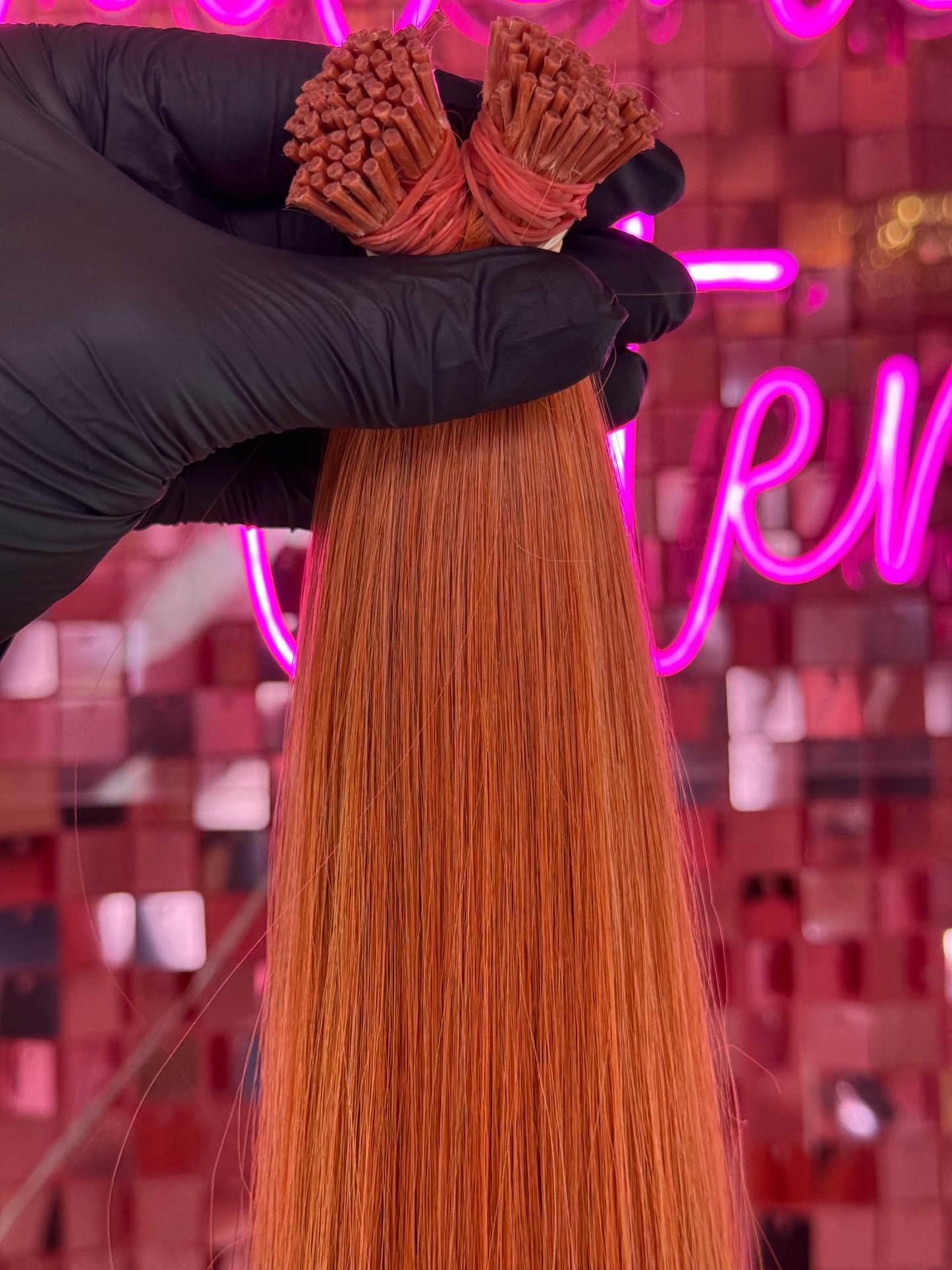 I-TIPS HAIR EXTENSIONS #ORANGE