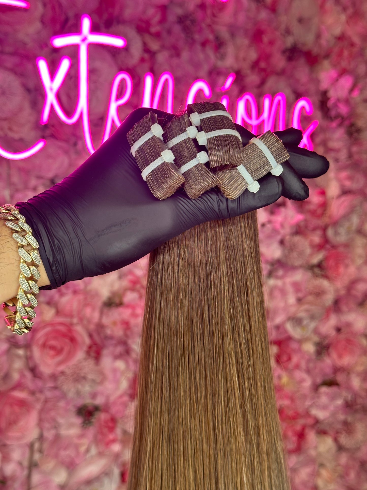 Tape ins hair extensions #4