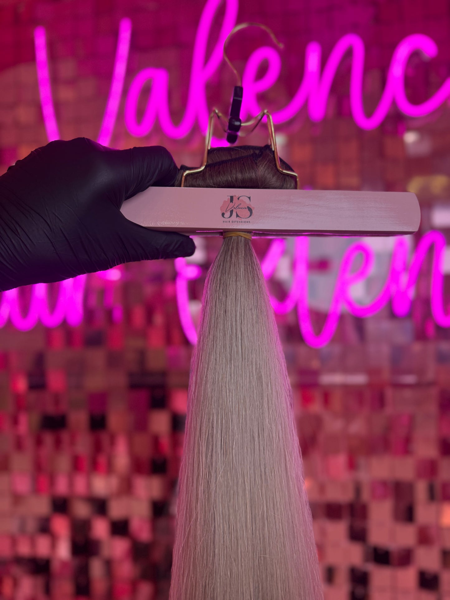 Clips Hair Extensions #Balayage Light Grey 150 gr