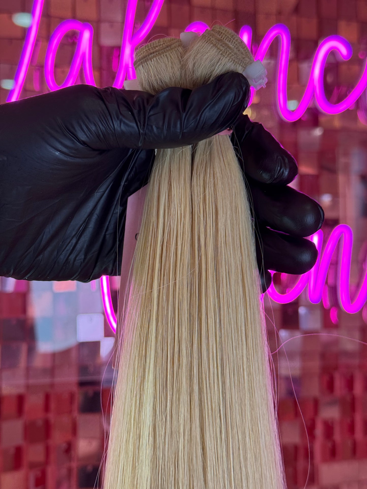 Weft hair extensions #20