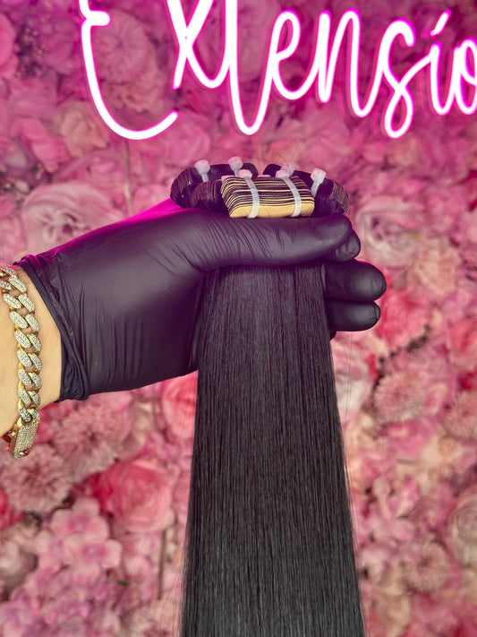 Tape ins hair extensions #1 Jet black