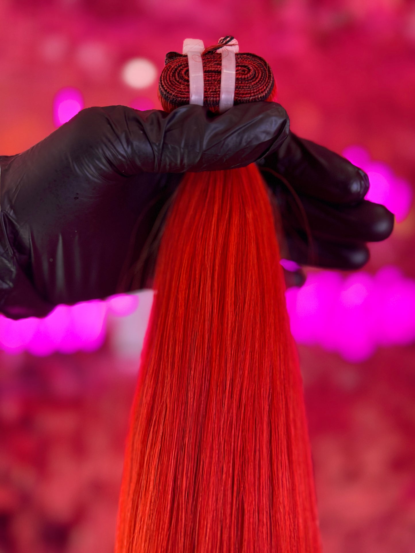 Weft Hair Extensions #Red