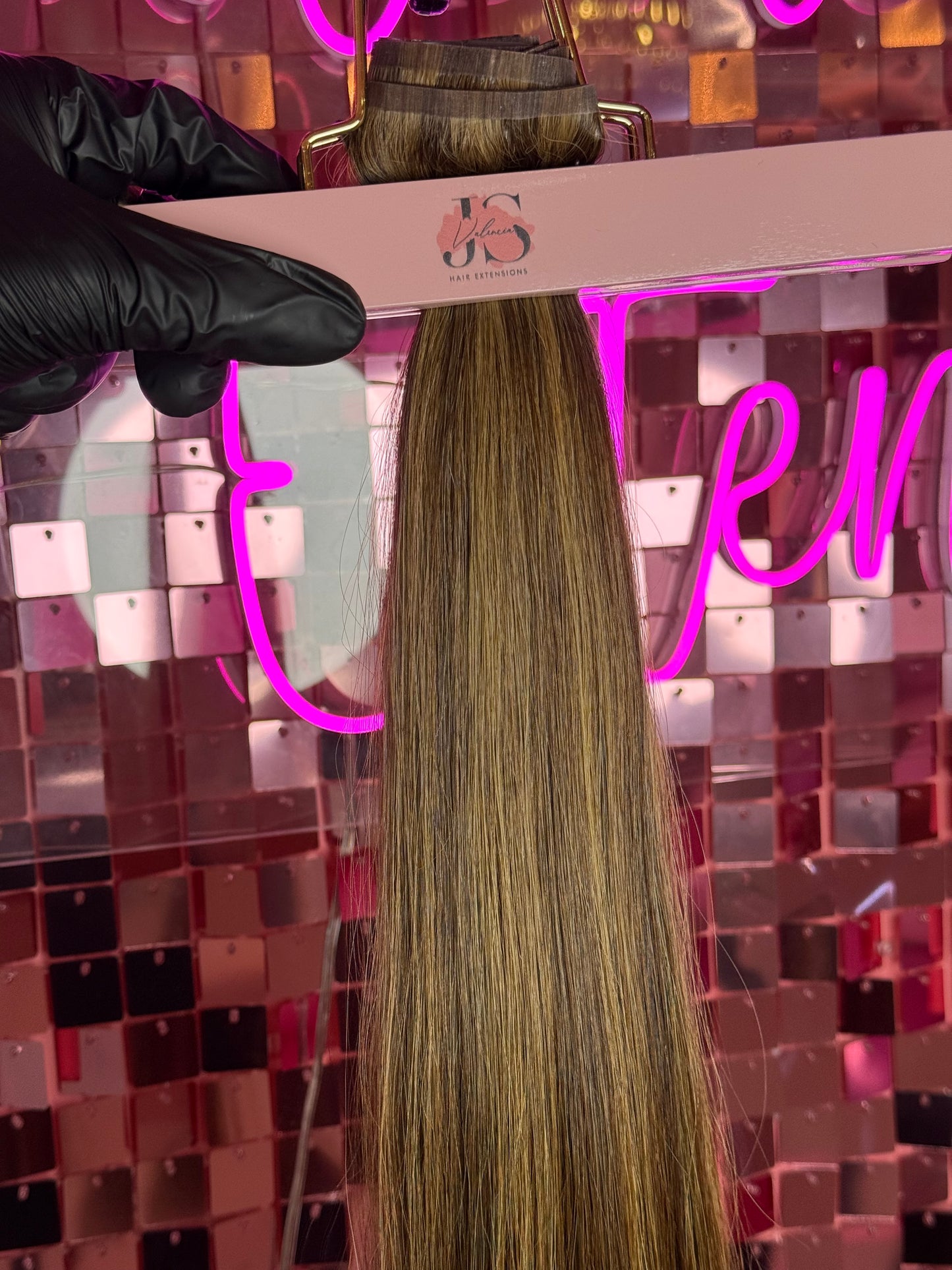 Clip-ons Human Hair Extensionas 4/27 Highlights