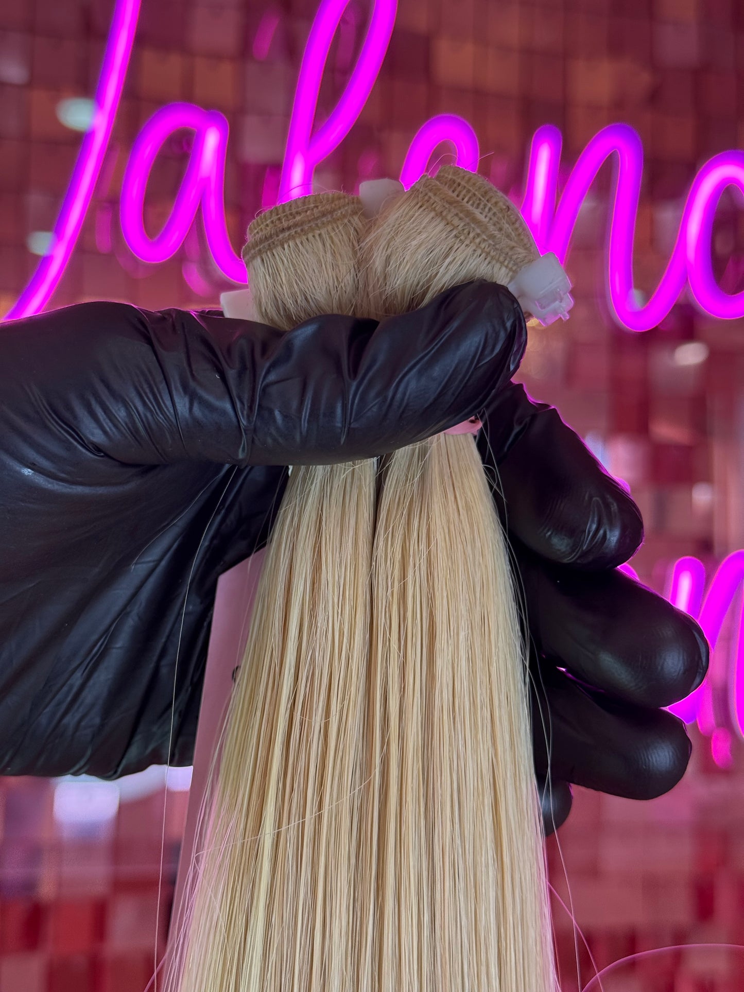 Weft hair extensions #20