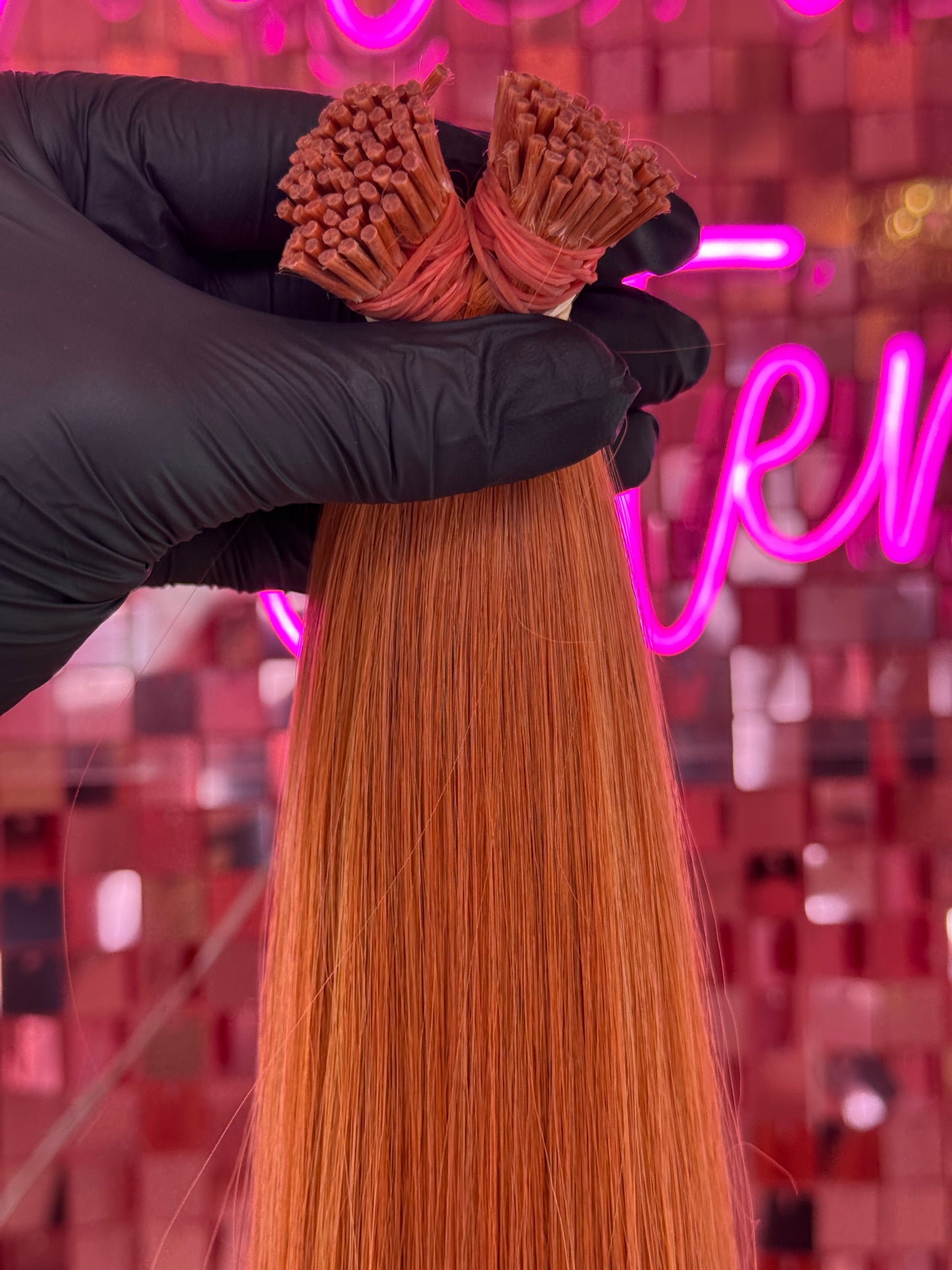 I-TIPS HAIR EXTENSIONS #ORANGE
