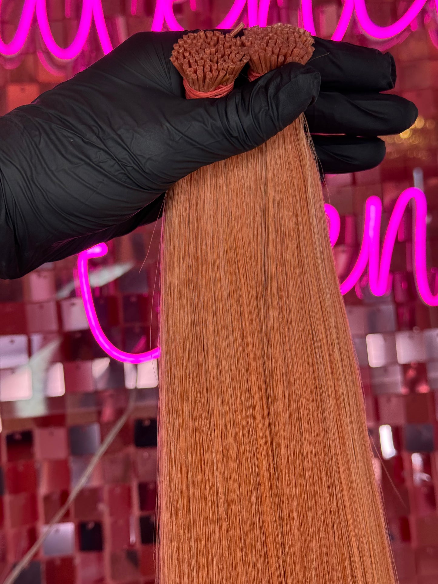 I TIPS HAIR EXTENSIONS 22” #LIGTH ORANGE