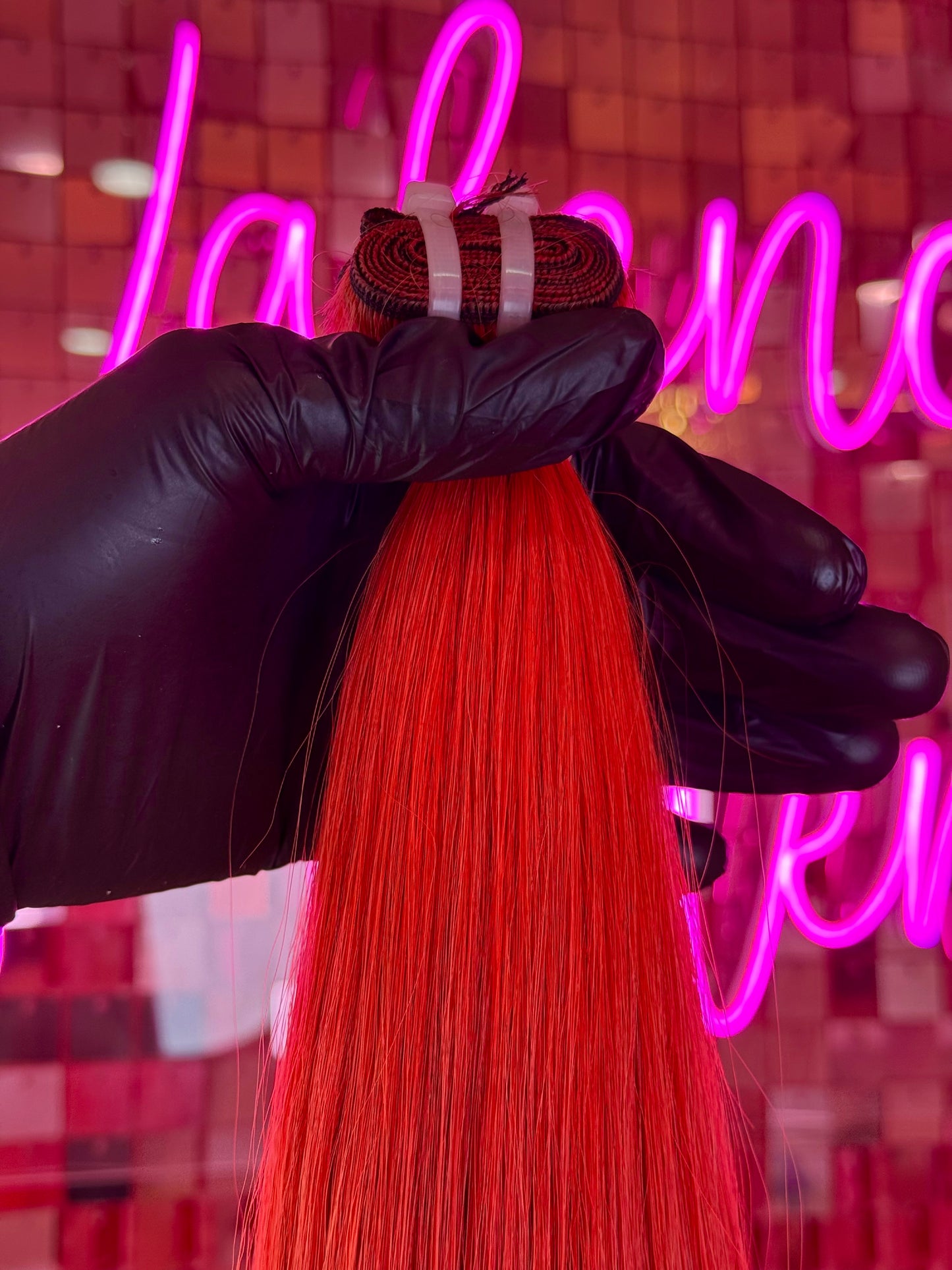 Weft Hair Extensions #Red