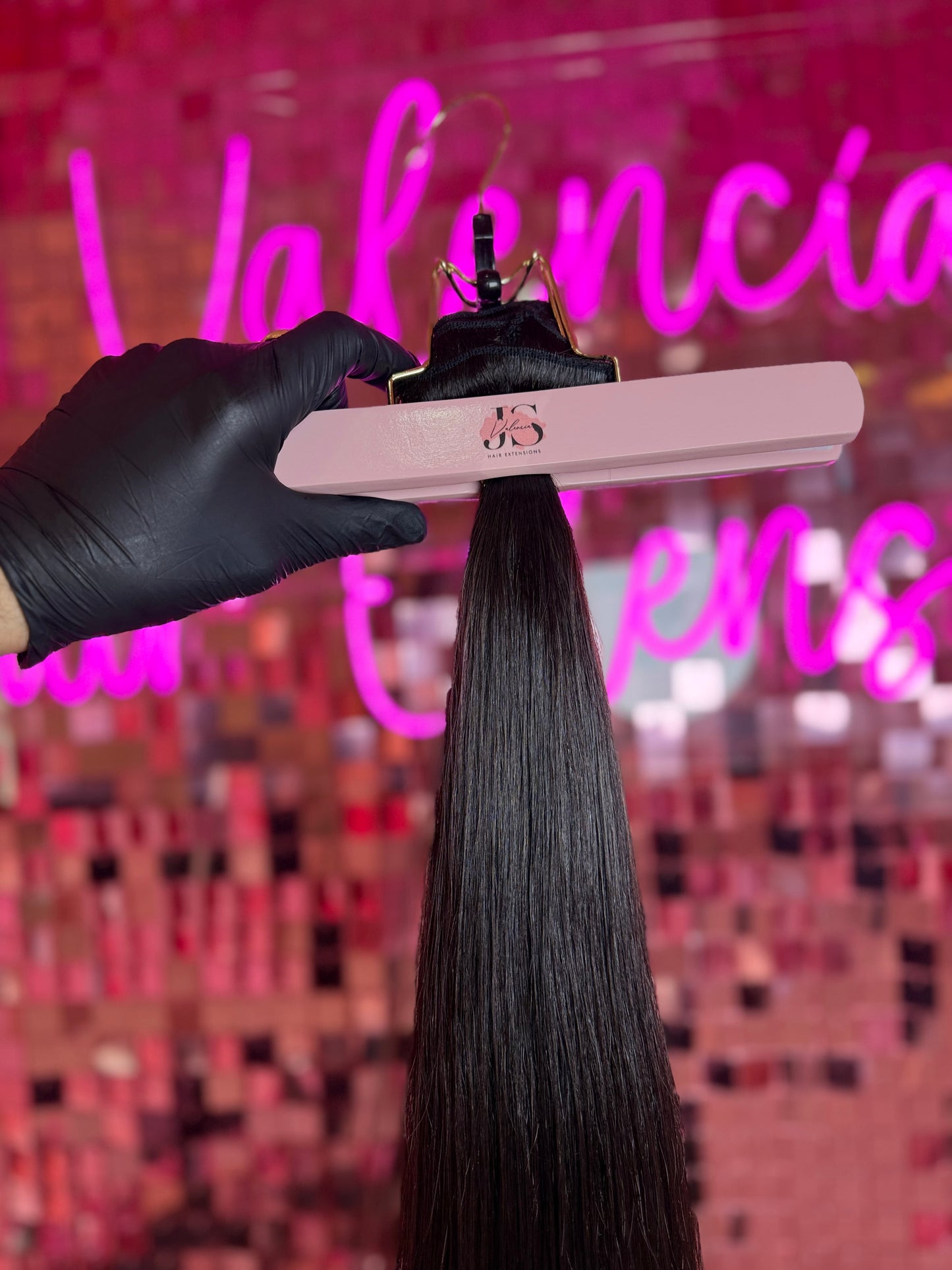Clip ons Hair Extensions #1B 150 gr
