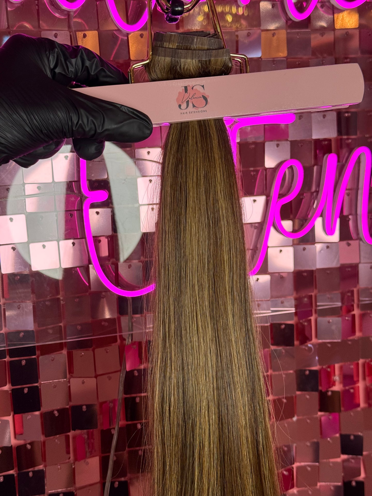 Clip-ons Human Hair Extensionas 4/27 Highlights
