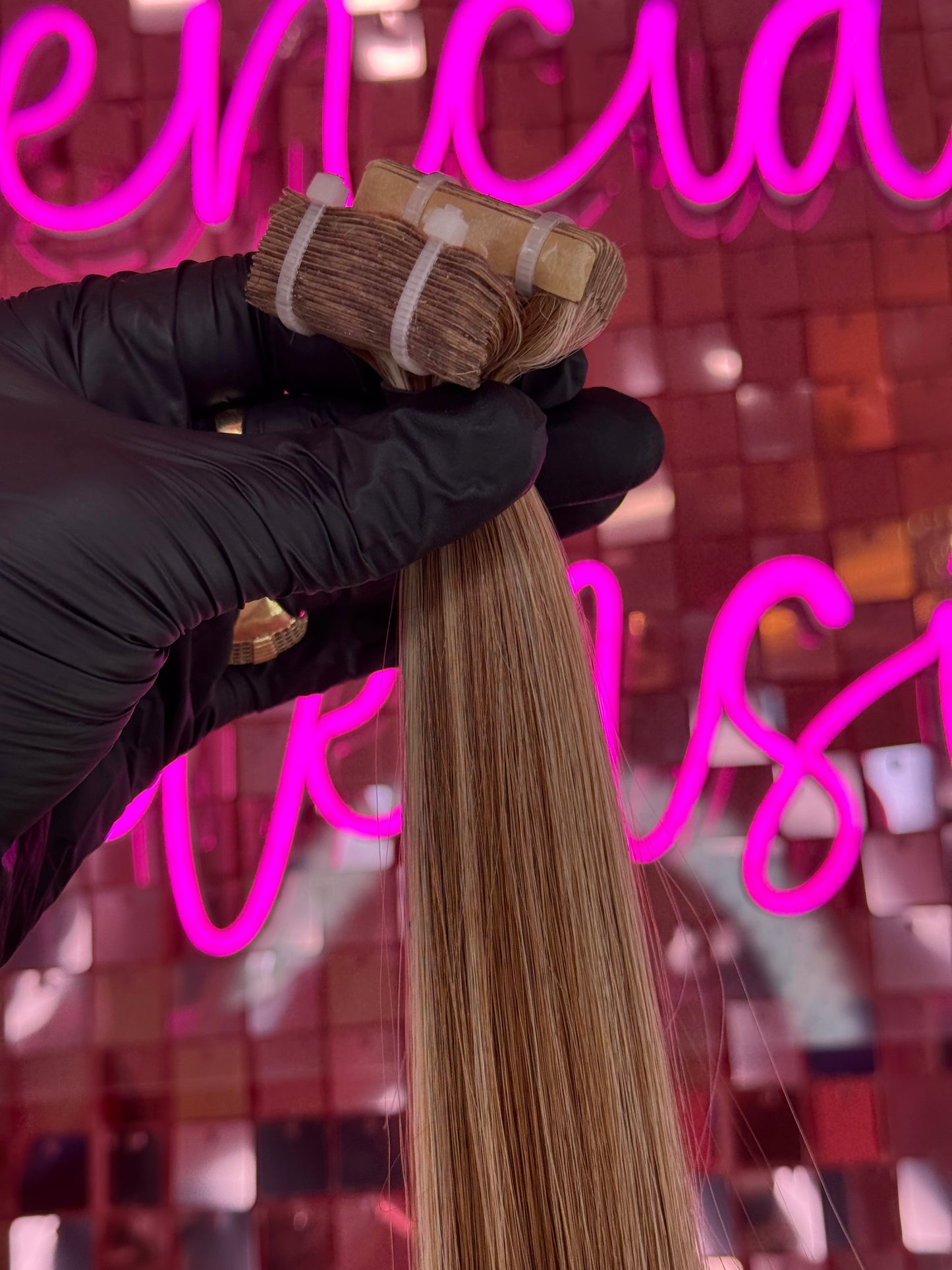 TAPE INS HAIR EXTENSIONS #30/27 HIGHLIGHTS