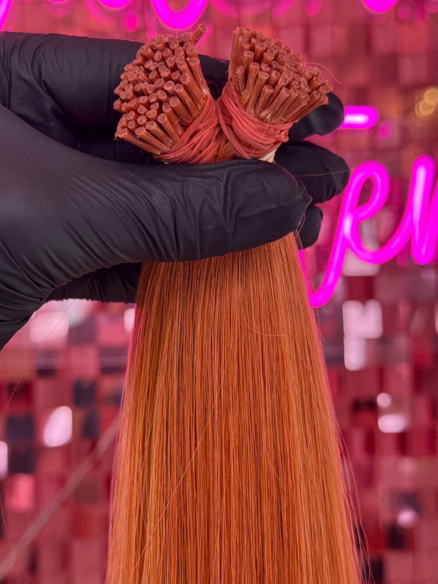 I-TIPS HAIR EXTENSIONS #ORANGE
