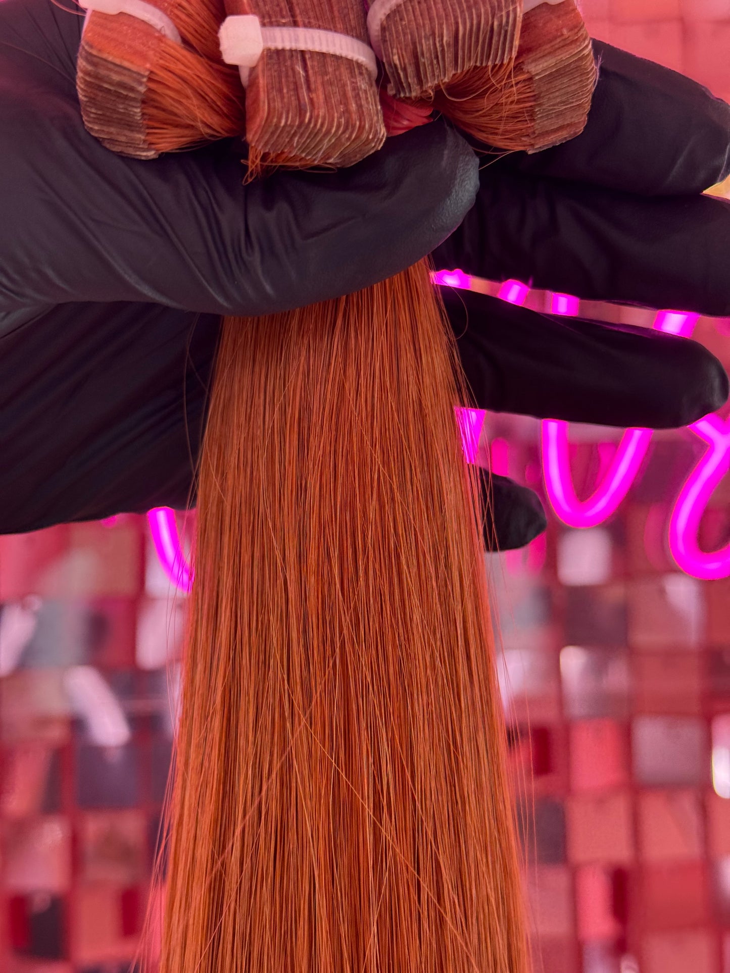 TAPE INS HAIR EXTENSIONS #COPPER