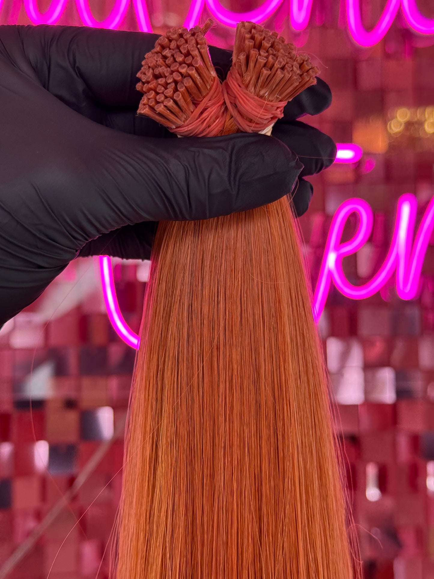 I-TIPS HAIR EXTENSIONS #ORANGE