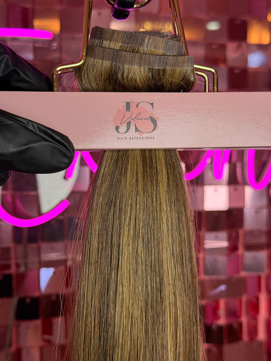 Clip-ons Human Hair Extensionas 4/27 Highlights