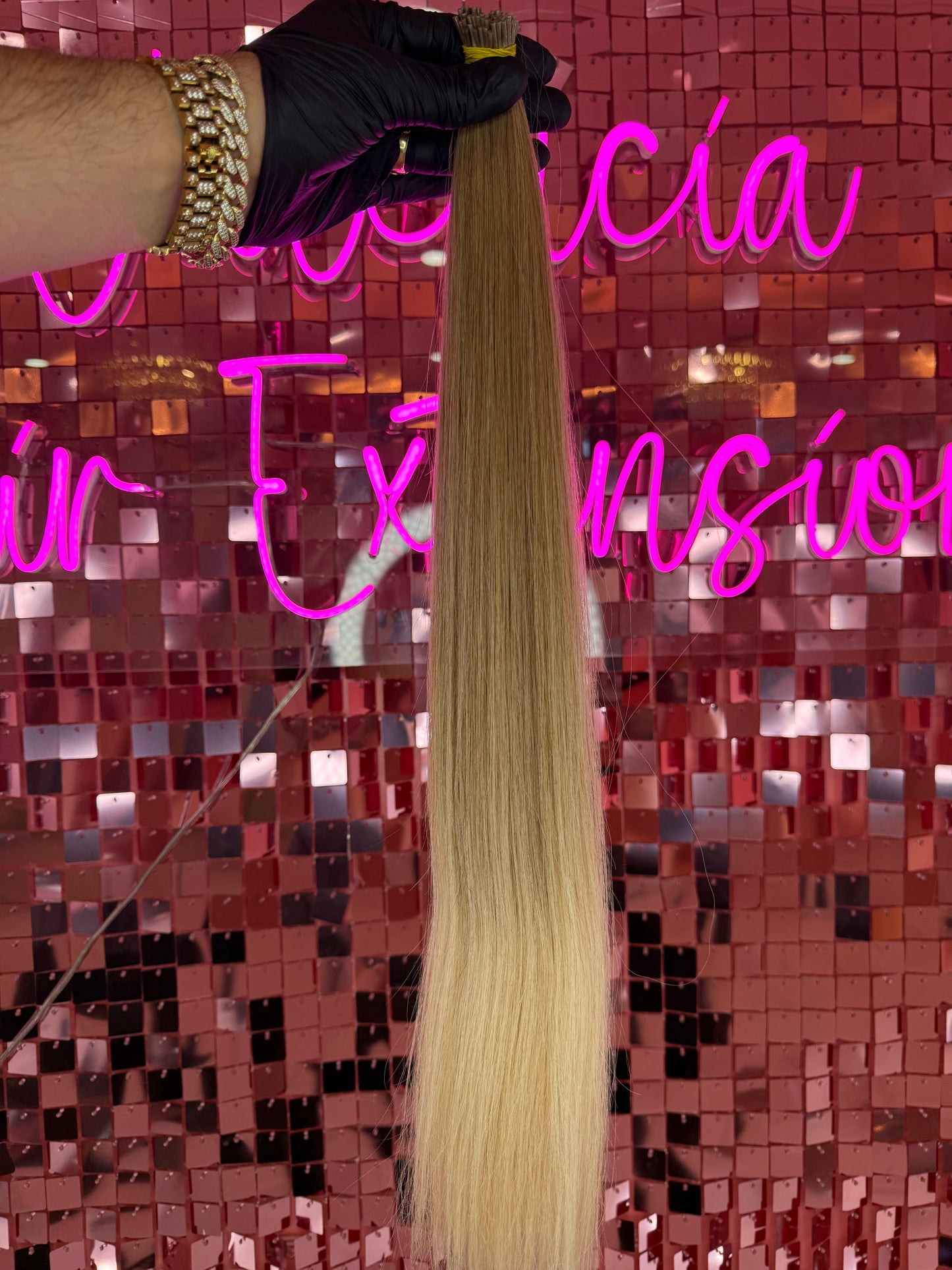I TIPS HAIR EXTENSIONS 22” # BLONDE OMBRÉ