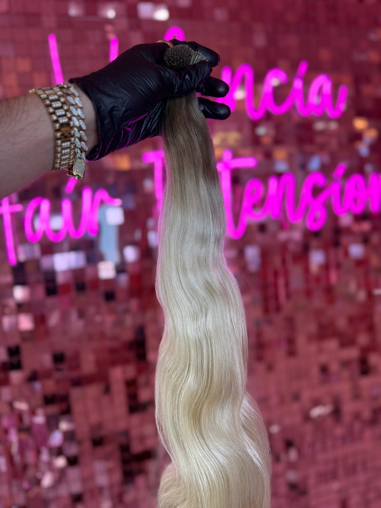 I Tips Waving Hair Extensions