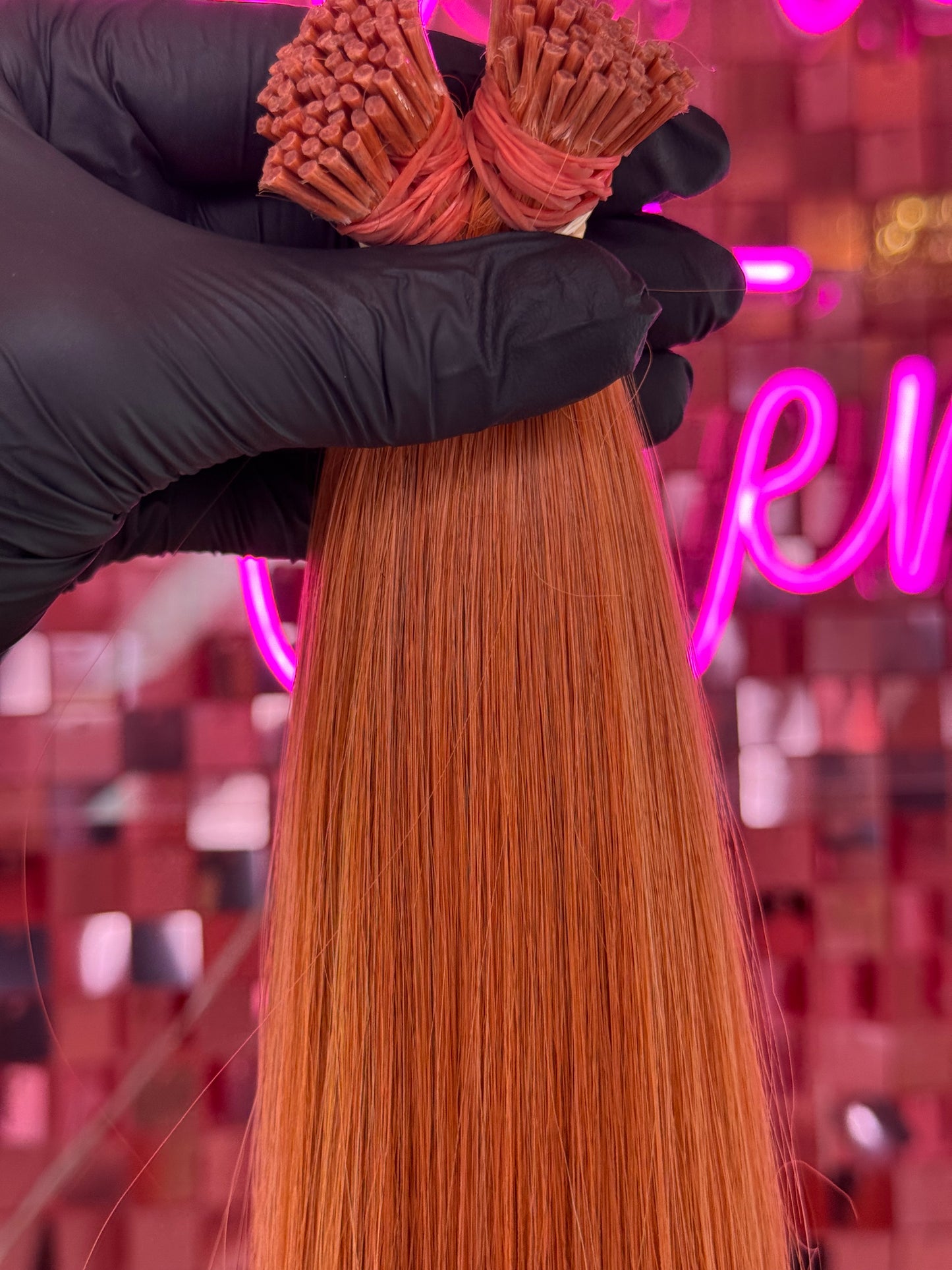 I-TIPS HAIR EXTENSIONS #ORANGE