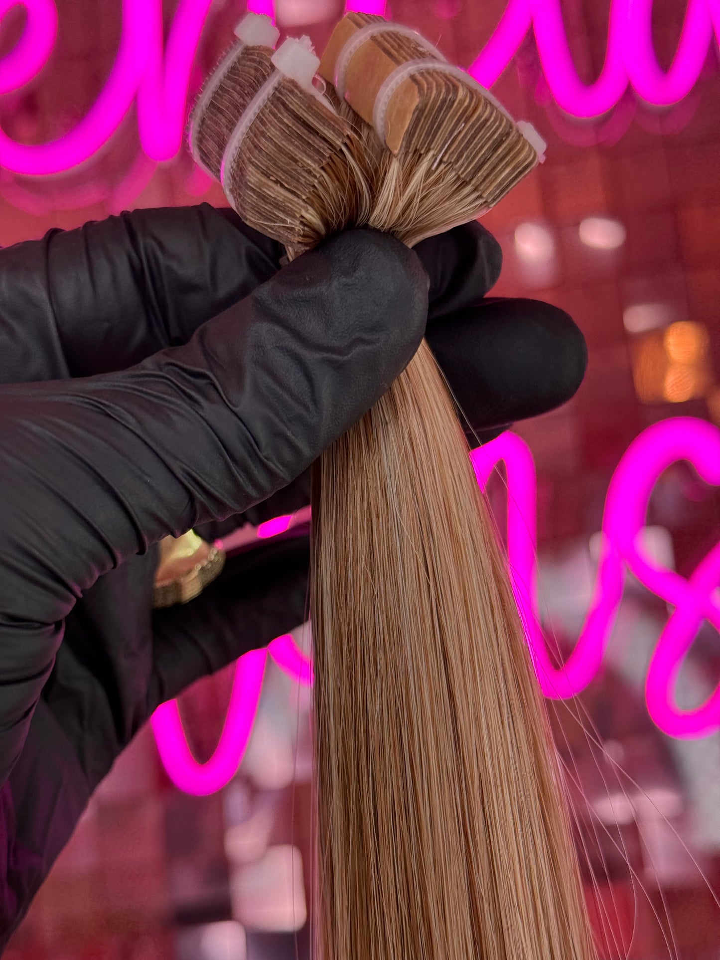TAPE INS HAIR EXTENSIONS #30/27 HIGHLIGHTS