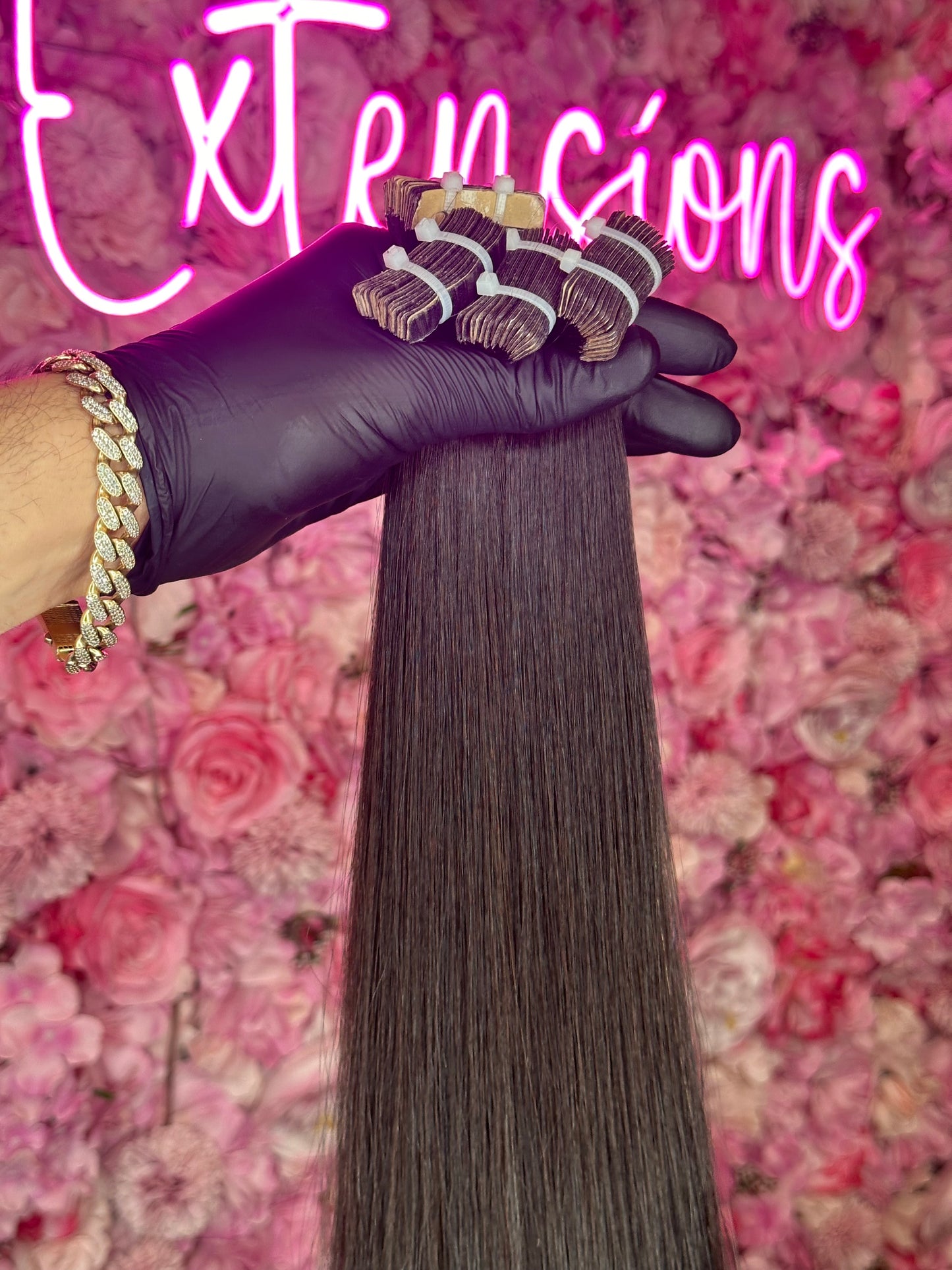 Tape ins hair extensions #Virgin