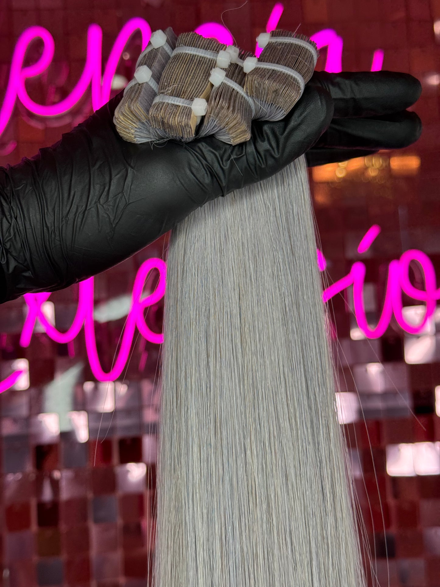 TAPE INS HAIR EXTENSIONS #PLATA