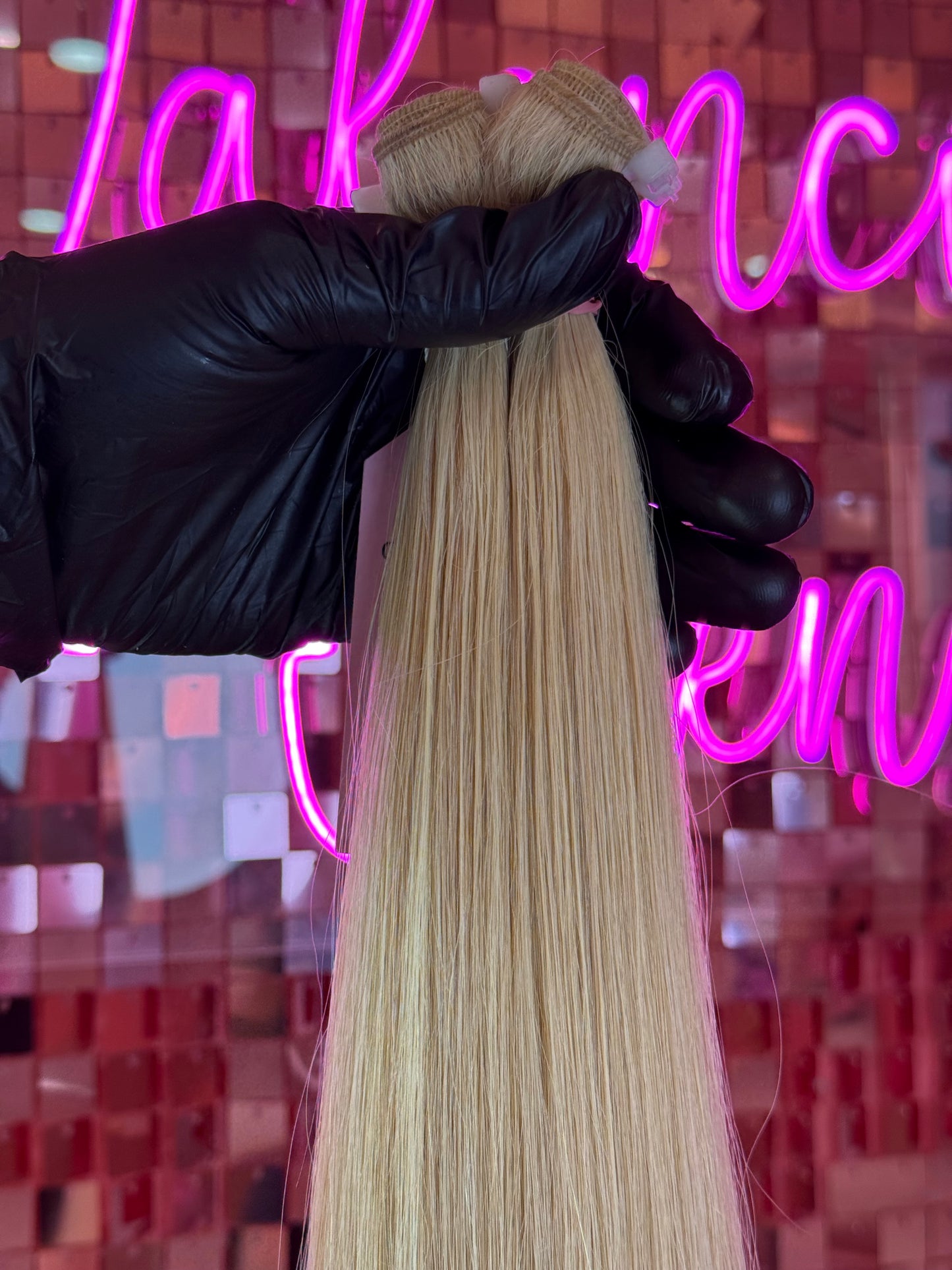 Weft hair extensions #20