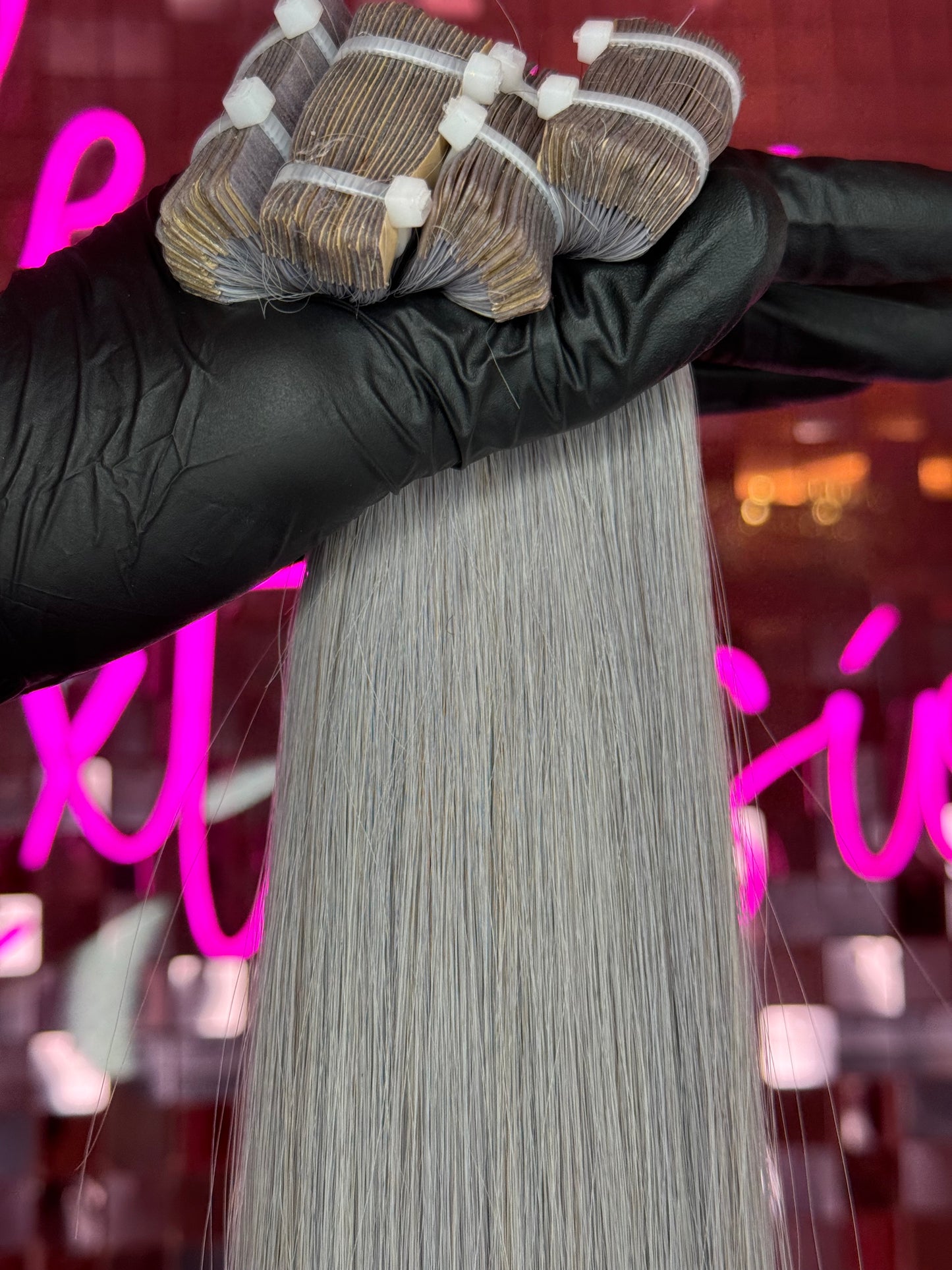 TAPE INS HAIR EXTENSIONS #PLATA