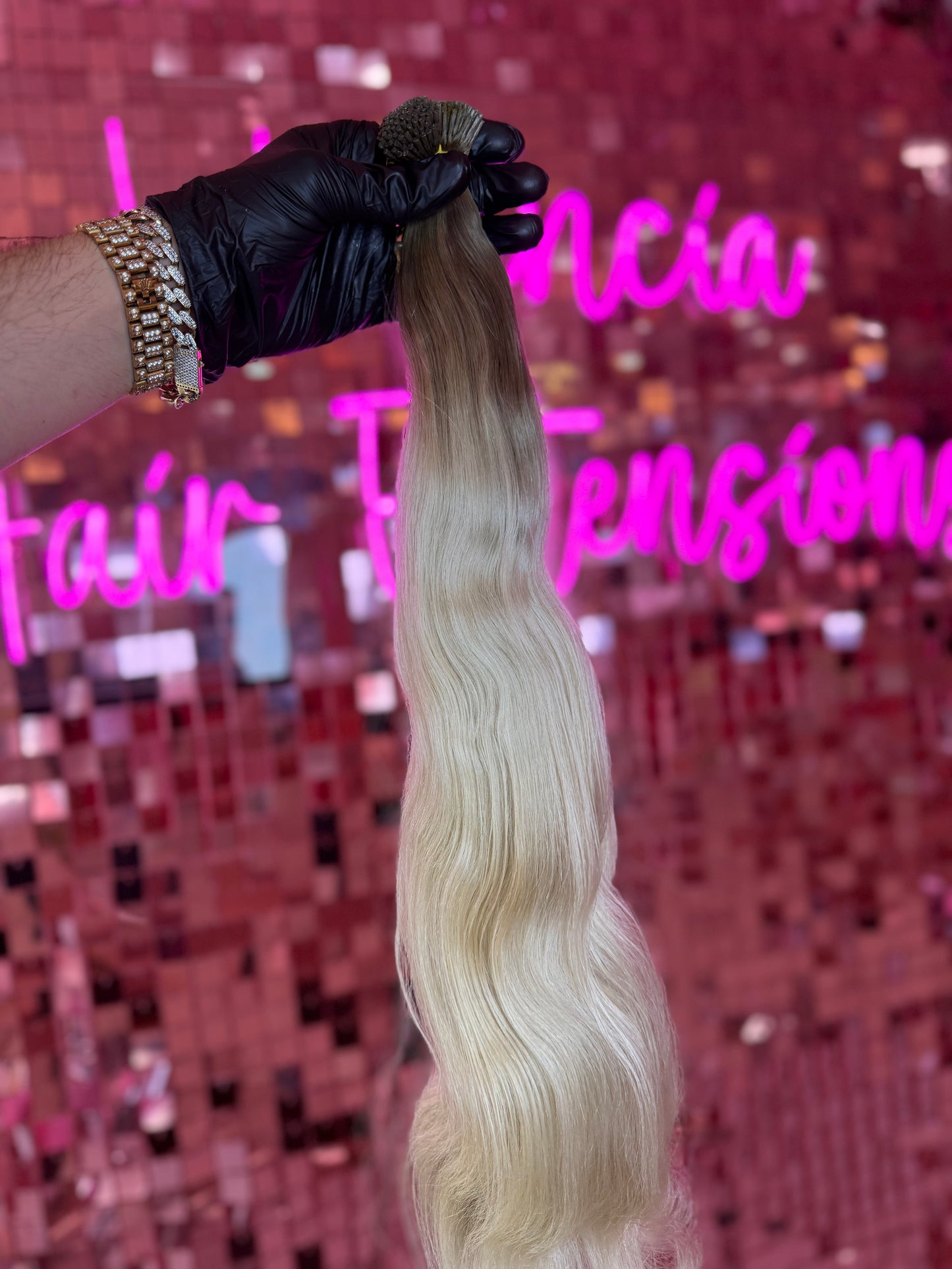 I Tips Waving Hair Extensions