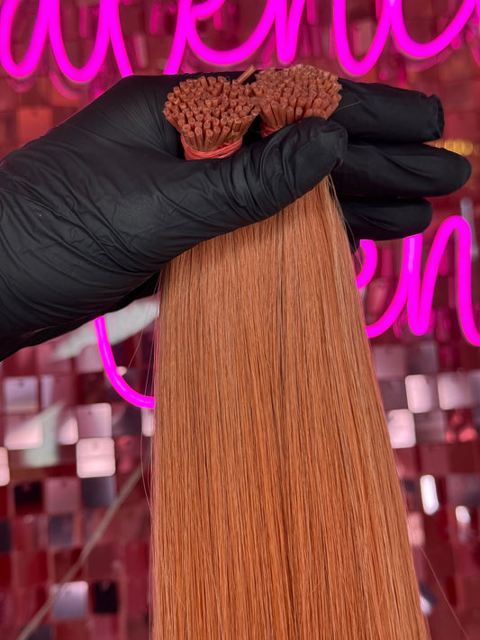I TIPS HAIR EXTENSIONS 22” #LIGTH ORANGE