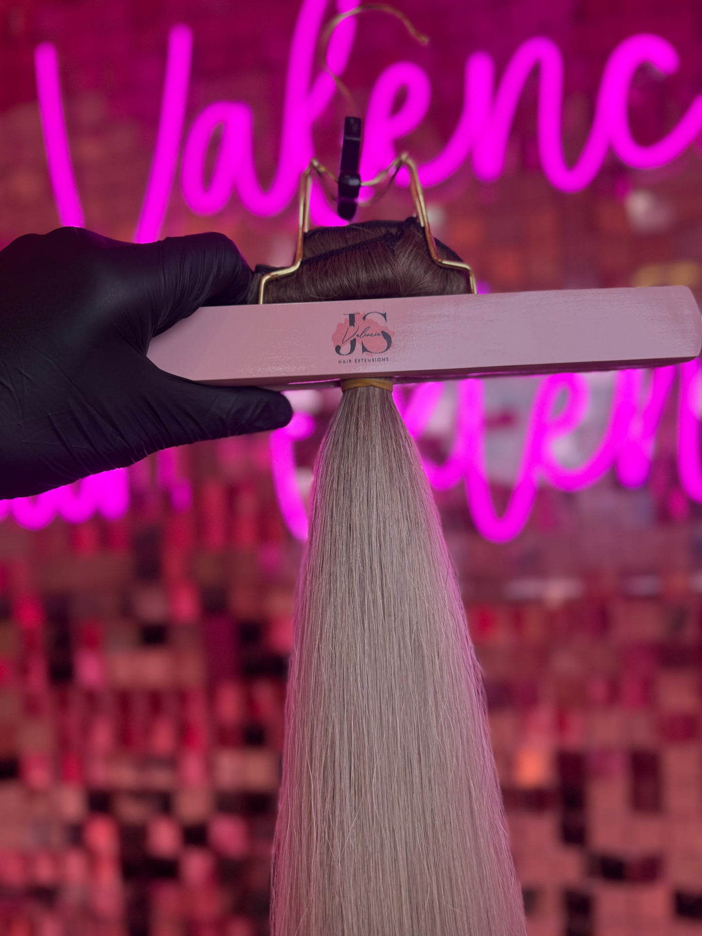 Clips Hair Extensions #Balayage Light Grey 150 gr