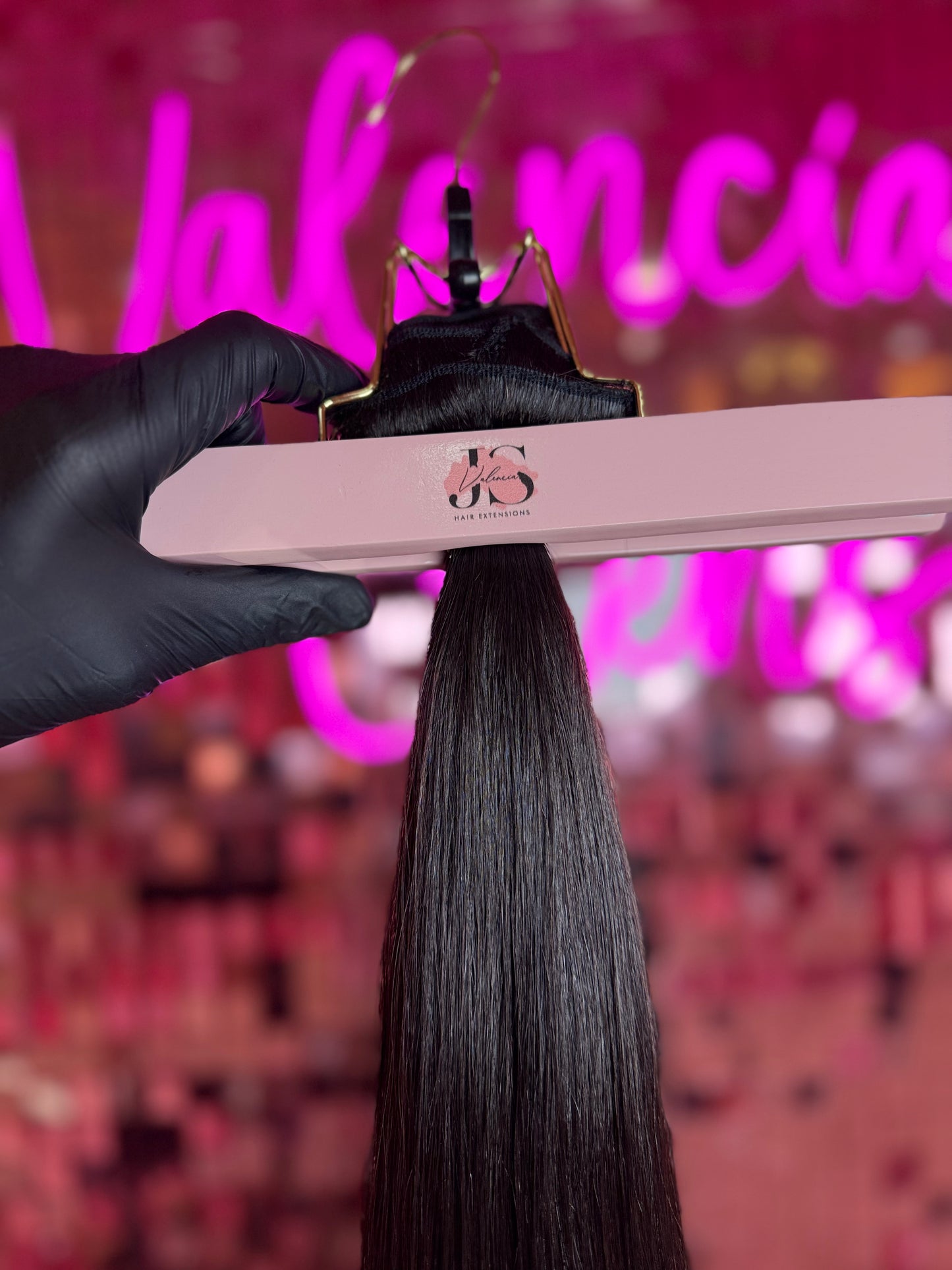Clip ons Hair Extensions #1B 150 gr