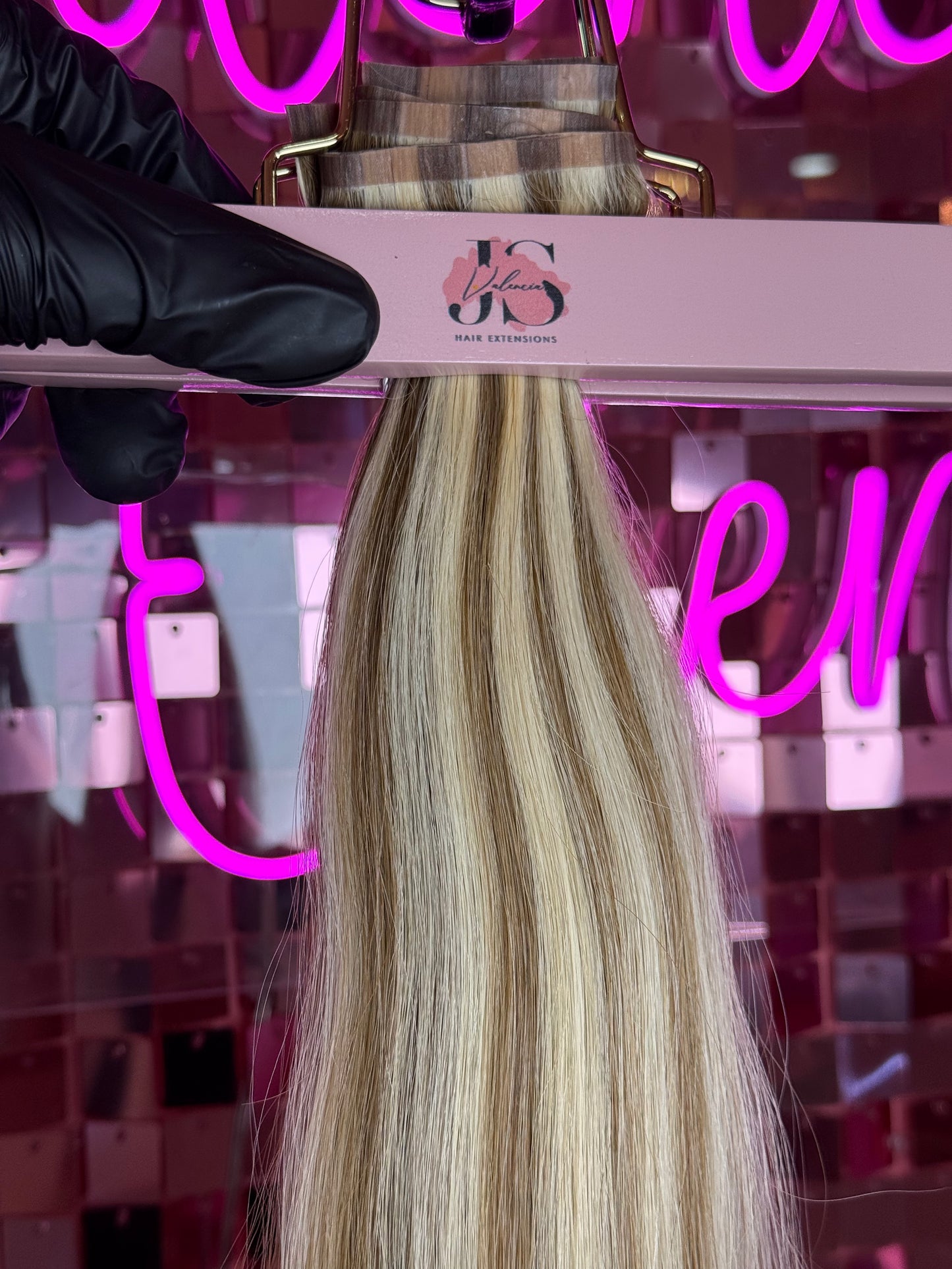 Clip-ons Human Hair Extensions 6/613 Highlights