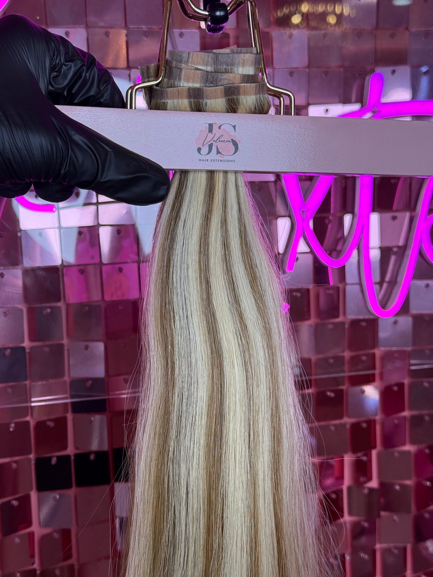 Clip-ons Human Hair Extensions 6/613 Highlights