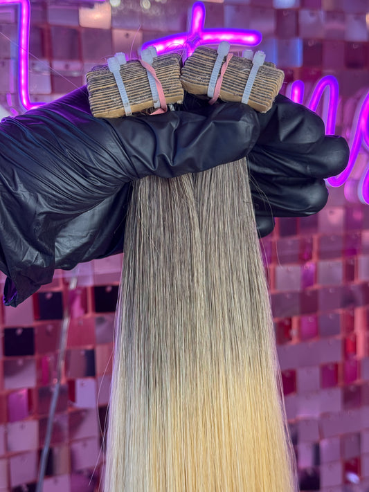 TAPE INS HAIR EXTENSIONS #613 BALAYAGE